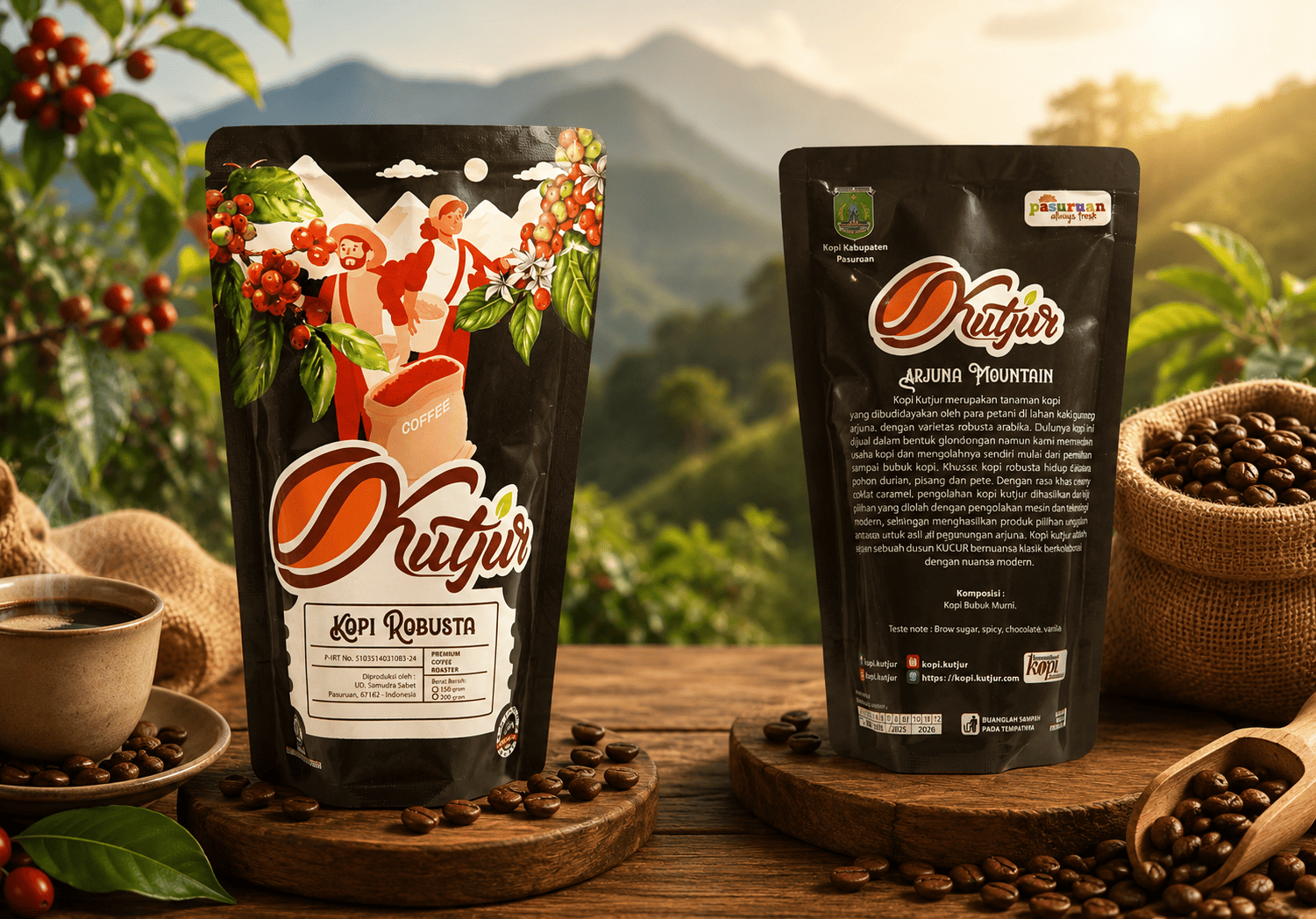 Visual Kopi Kutjur Robusta